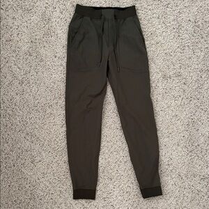 lululemon athletica olive army  green Joggers